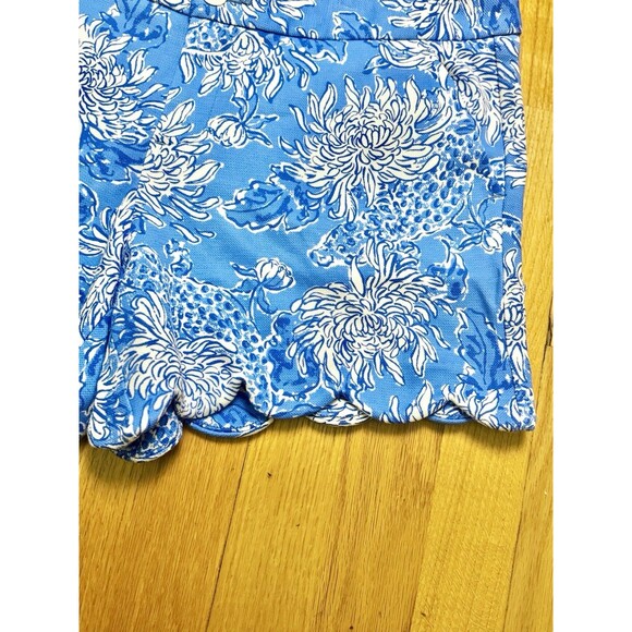 Lilly Pulitzer Women's Buttercup Knit Short 5” Boca Blue Croc & Lock It Size 14 - Picture 9 of 13